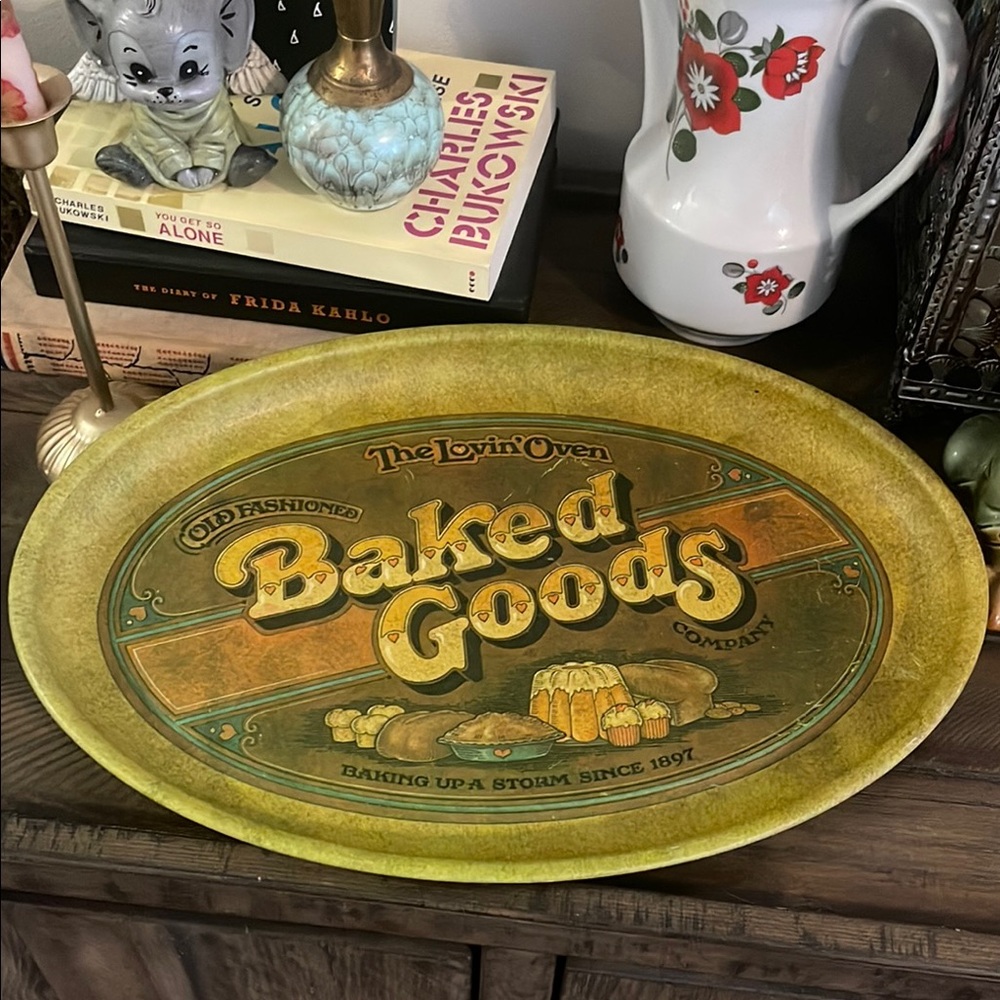 Vintage “The Lovin’ Oven” Baked Goods Tray 1979 Pentron Kitchen Decor